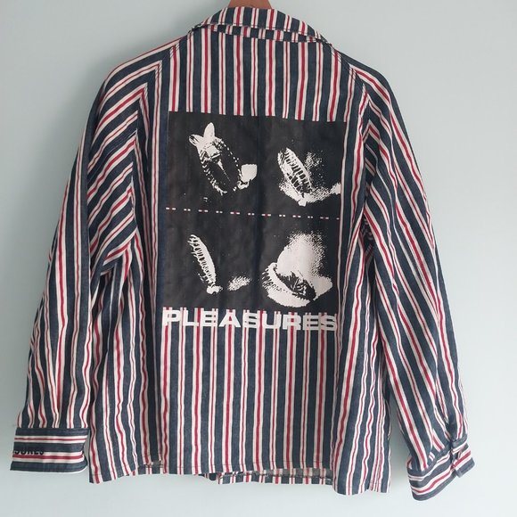Pleasures Stripped Utility Denim Jacket - Picture 8 of 13